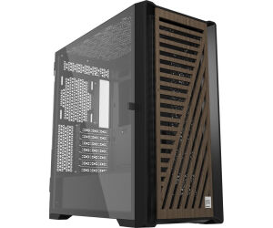 Caja phoenix artisan noble negra con frontal de madera atx cristal templado gaming cristal templado filtros antipolvo tipo c