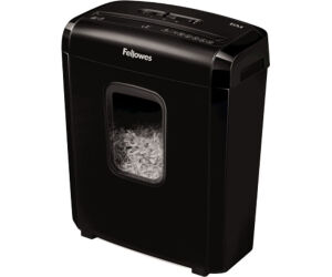 Destructora Fellowes 6M/ Minicorte de 4 x 12mm/ Negra