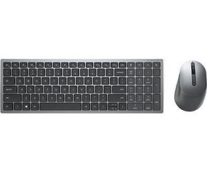 Kit teclado + mouse raton dell km7120w wireles inalambrico gris titanio