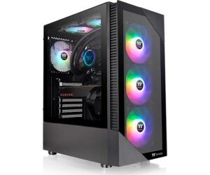 Caja Thermaltake View200 Tg Argb Atx 2xusb 3.2 Sin Fuente Negro