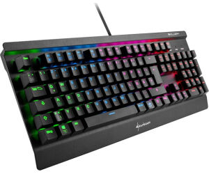 Teclado gaming sharkoon sgk3 mecanico rgb usb brown switch