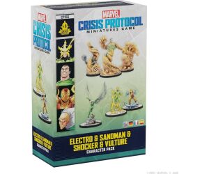 Juego de mesa marvel crisis protocol electro & sandman & shocker & vulture edad recomendada 14 aos