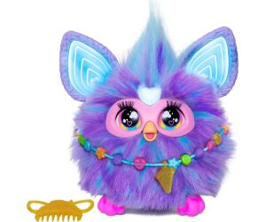 Juguete interactivo hasbro furby morado