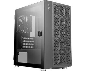 Caja ordenador gaming antec nx200m matx 2 x usb 2.0 1 x usb 3.2 sin fuente negro