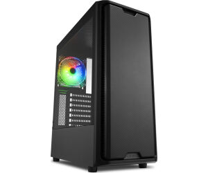 Caja sharkoon sk3 atx 2 x usb 3.0 sin fuente rgb