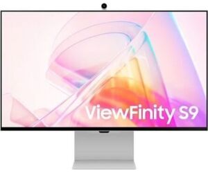 Smart Monitor Samsung ViewFinity S9 S27C902PAU 27"/ 5K/ Smart TV/ Webcam/ Multimedia/ Regulable en altura/ Plata