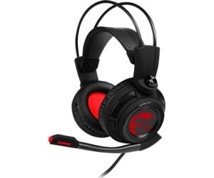 MSI DS502 Auriculares Diadema Negro, Rojo