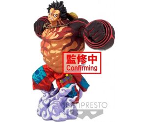 Figura banpresto one piece wanokuni monkey d.luffy gear 4 super masters stars piece 2 dimensions