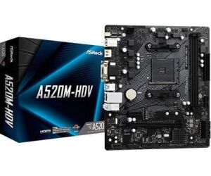 #placa Asrock A520m-hdv,amd,am4,a520,2ddr4,matx