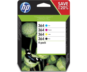 Hp 364 Cartucho De Tinta Hp364 Negro - Tricolor (n9j73ae)