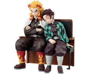 Figura ichbansho demon slayer kimetsu no yaiba tanjiro & rengoku (locus)