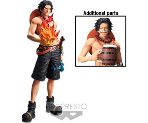 Figura banpresto one piece portgas d.ace grandista