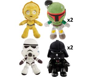 Surtido peluches mattel star wars 20 cm 6 unidades