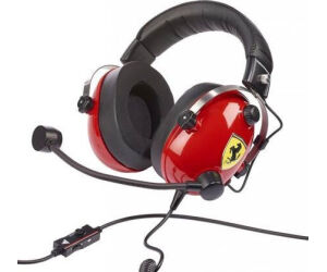 Thrustmaster T.Racing Auriculares Diadema Conector de 3,5 mm Negro, Rojo, Acero inoxidable, Amarillo