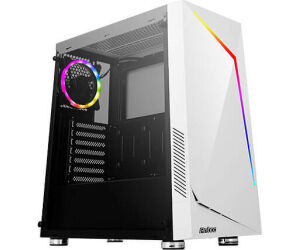 Caja ordenador gaming antec nx300 atx 2 x usb 2.0 1 x usb 3.2 sin fuente blanco