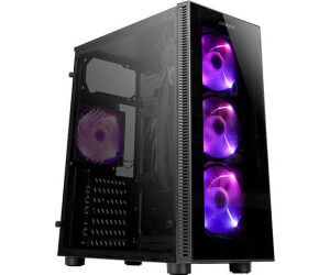 Caja ordenador gaming antec nx210 atx 2 x usb 2.0 1 x usb 3.0 sin fuente negro argb