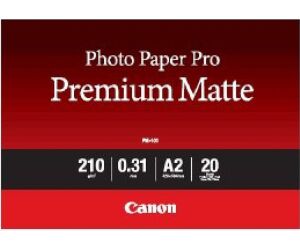 Papel fotografico canon 8657b017 pro premium pm - 101 tinta impresion -  a2 -  420x594mm -  20 hojas