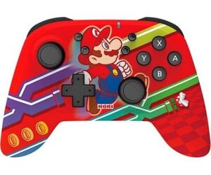 Gamepad hori nintendo switch super mario bros edicion especial inalambrico rojo