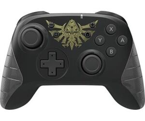 Gamepad hori wireless zelda negro para nintendo switch - inalambrico