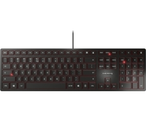 Teclado cherry kc 6000 slim ultraplano negro