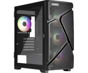 Caja ordenador gaming enermax marbleshell ms21 micro - atx cristal templado negro