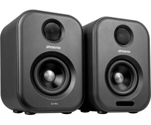 Altavoces de estudio phoenix sonika 50w con bluetooth jack usb para ordenador