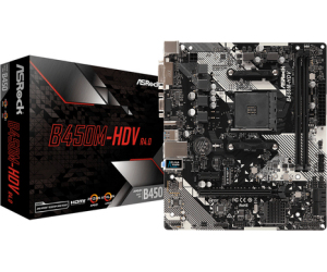 Asrock B450M-HDV R4.0 Zócalo AM4 Micro ATX AMD B450