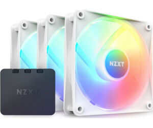 NZXT F120 Core RGB Carcasa del ordenador Ventilador 12 cm Blanco 3 pieza(s)