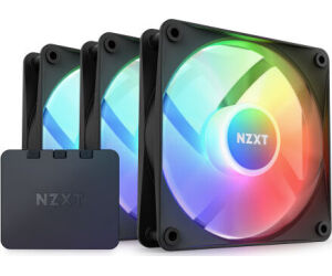 NZXT F120 RGB Core Triple Pack Carcasa del ordenador Ventilador 12 cm Negro 3 pieza(s)