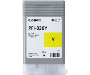 Cartucho canon pfi - 030 amarillo ta - 20ta - 20 mfp l24eita - 30ta - 30 mfp l36ei