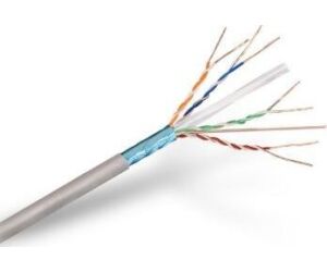 Bobina de Cable RJ45 FTP Aisens A136-0281 Cat.6/ 100m/ Gris