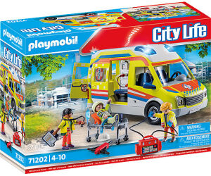 Playmobil ambulacia con luz y sonido