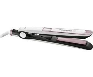 Plancha para el Pelo Rowenta Premium Care 7/7/ Blanca y Rosa