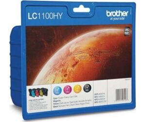 Cartucho de Tinta Original Brother LC-1100XL Alta Capacidad Multipack/ Cian/ Magenta/ Amarillo/ Negro