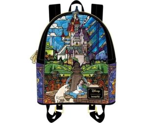 Mochila loungefly disney la bella y la bestia castillo