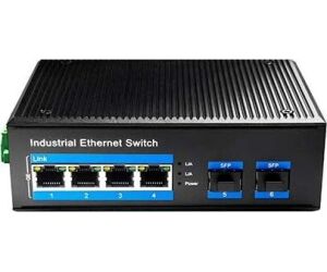 HUB SWITCH CUDY IG1004S2P INDUSTRIAL PoE