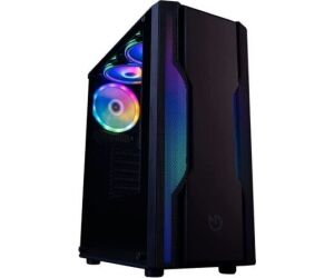 Caja ordenador gaming hiditec atx v40 argb pro cristal templado