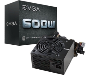 Fuente de alimentacin EVGA 600W/ 600W/ Ventilador 12cm/ 80 Plus