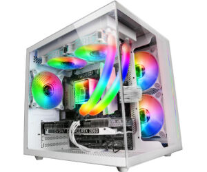 Caja Microatx Mcview Blanco Mars Gaming