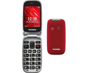 Telfono Mvil Telefunken S560/ Para Personas Mayores/ Rojo