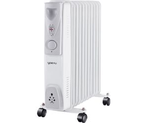 Yoevu | radiador de aceite bajo consumo | 11 elementos | 2500w | termostato | proteccion contra sobrecalentamiento