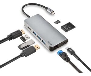 Cargador de Pared Vention FBSWG-EU/ 2xUSB Tipo-C + Cable USB Tipo-C/ 2xUSB/ 100W