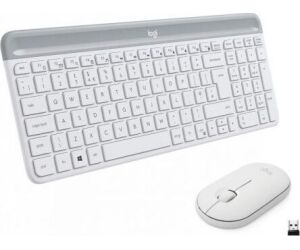 Teclado + Raton Wireless Mk470 Slim Blanco Logitech