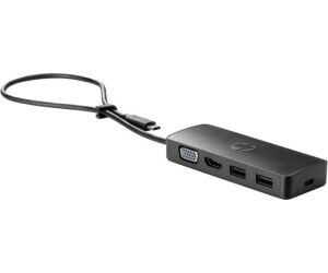 Docking USB Tipo-C HP G2 7PJ38AA/ 2xUSB/ 1xHDMI/ 1xVGA/ 1xUSB Tipo-C PD/ Negro