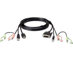 Aten 2L-7D02DH adaptador de cable HDMI DVI-D Negro