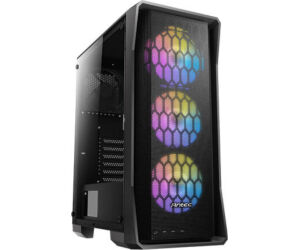 Caja Gaming Antec Nx360 Atx 2xusb2.0 1xus3.0 Sin Fuente Negro Argb