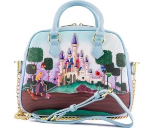 Bolso loungefly castillo aurora la bella durmiente disney