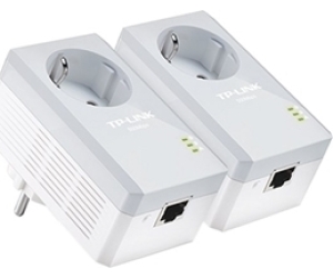 KIT INICIAL DE ADAPTADORES POWERLINES TP-LINK CON ENCHUFE INCORPORADO 500Mbps