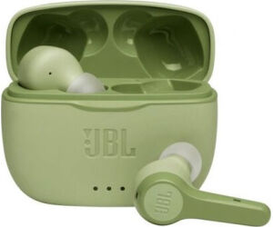 Auriculares Bluetooth JBL Tune 215 TWS con estuche de carga/ Autonoma 5h/ Verdes