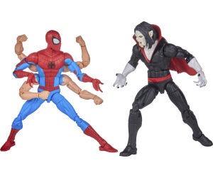 Pack 2 figuras hasbro marvel legends series spider - man & morbus